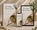 21-Day Reset Guide Includes FREE Stress Emergency Toolkit & 21-Day Progress Tracker