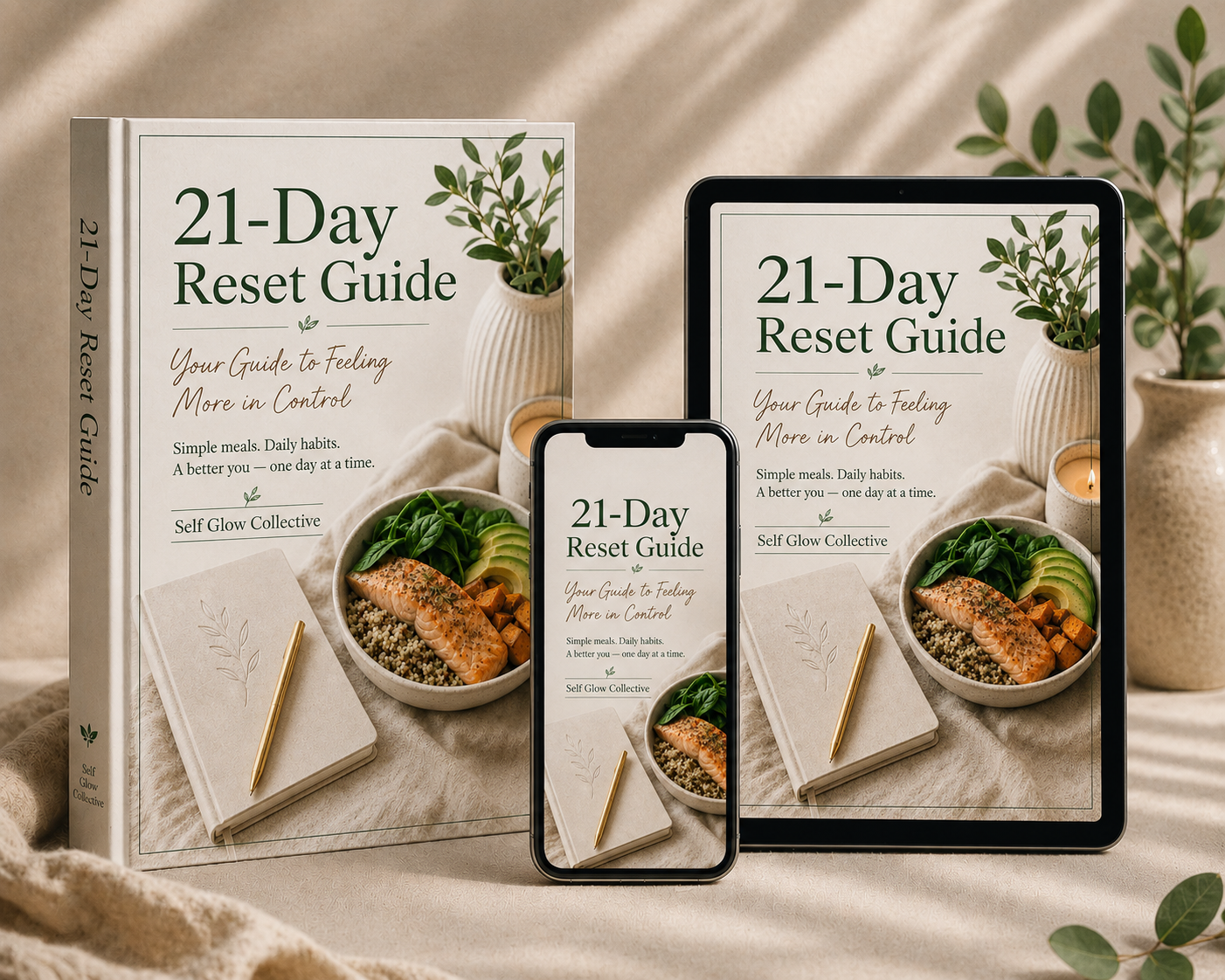 21-Day Reset Guide Includes FREE Stress Emergency Toolkit & 21-Day Progress Tracker